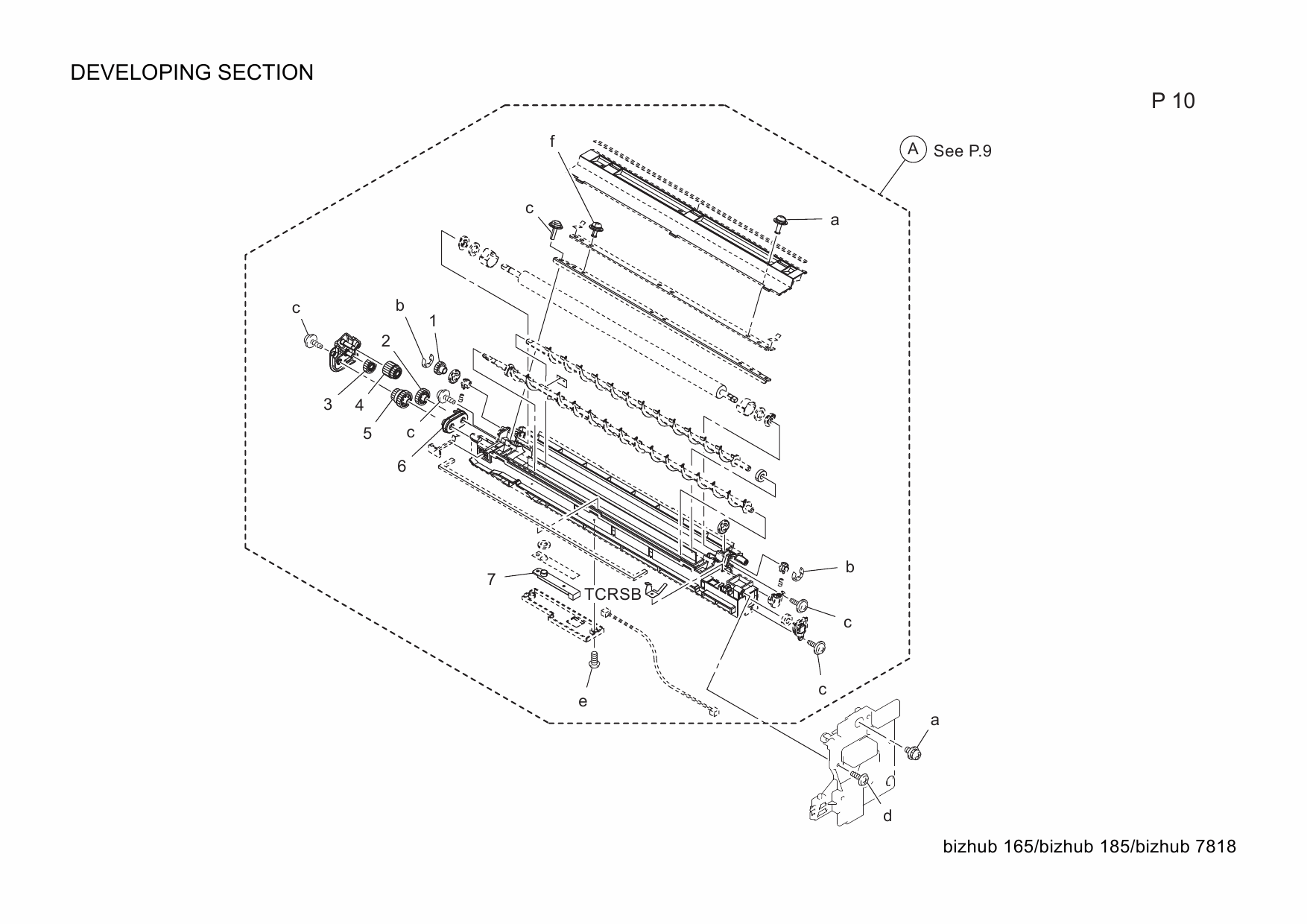 Konica-Minolta bizhub 165 185 7818 Parts Manual-5